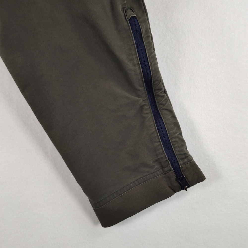 Nike Sportswear Bonded Woven Pants Olive Green Ankle Zip 727344-325 Men 36 - Picture 8 of 16